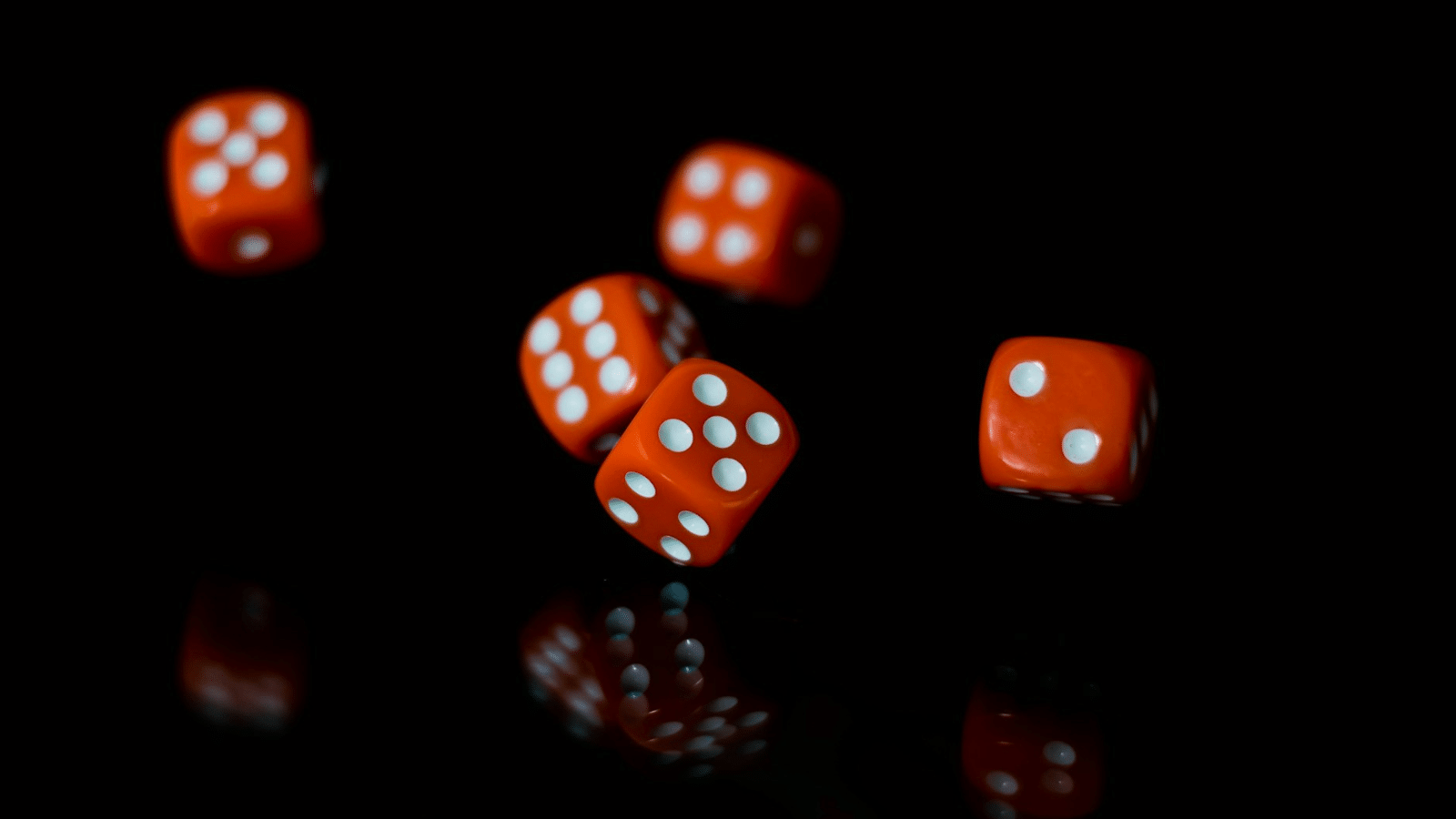 Tumbling dice, illustration for science fiction story Art and Artifice